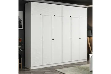 Fruitland Garderob 270 cm - Vit - Products - Förvaring - Garderober & garderobssystem - Garderobsskåp