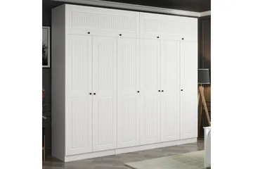 Fruitland Garderob 270 cm - Vit - Products - Förvaring - Garderober & garderobssystem - Garderobsskåp