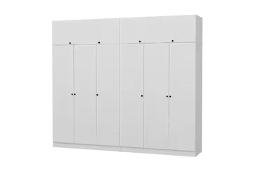 Fruitland Garderob 270 cm - Vit - Products - Förvaring - Garderober & garderobssystem - Garderobsskåp