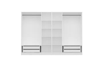 Fruitland Garderob 270 cm - Vit - Products - Förvaring - Garderober & garderobssystem - Garderobsskåp