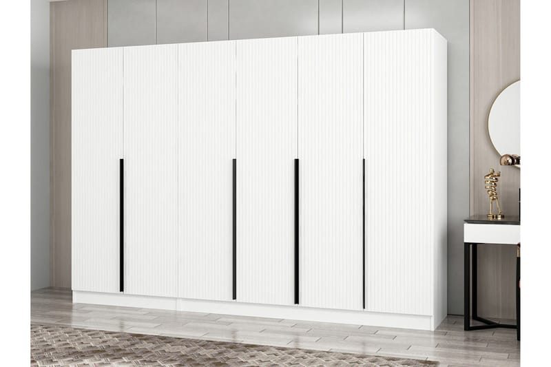 Fruitland Garderob 270 cm - Vit - Products - Förvaring - Garderober & garderobssystem - Garderobsskåp