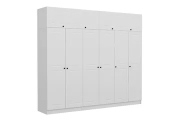 Fruitland Garderob 270 cm - Vit - Products - Förvaring - Garderober & garderobssystem - Garderobsskåp