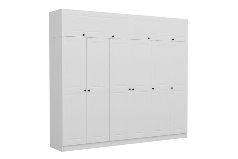 Fruitland Garderob 270 cm - Vit - Products - Förvaring - Garderober & garderobssystem - Garderobsskåp