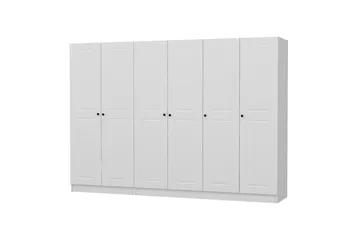 Fruitland Garderob 270 cm - Vit - Products - Förvaring - Garderober & garderobssystem - Garderobsskåp