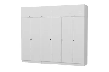 Fruitland Garderob 270 cm - Vit - Products - Förvaring - Garderober & garderobssystem - Garderobsskåp