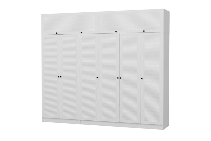 Fruitland Garderob 270 cm - Vit - Products - Förvaring - Garderober & garderobssystem - Garderobsskåp
