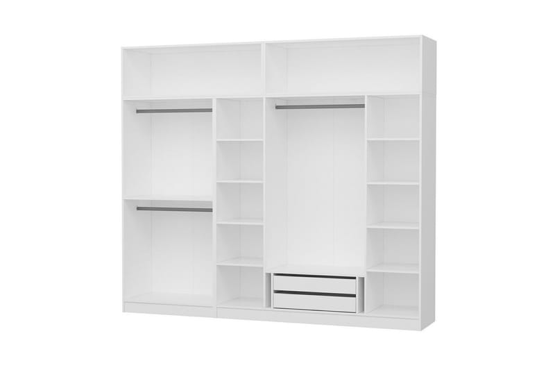 Fruitland Garderob 270 cm - Vit - Products - Förvaring - Garderober & garderobssystem - Garderobsskåp