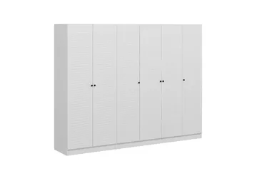 Fruitland Garderob 270 cm - Vit - Products - Förvaring - Garderober & garderobssystem - Garderobsskåp