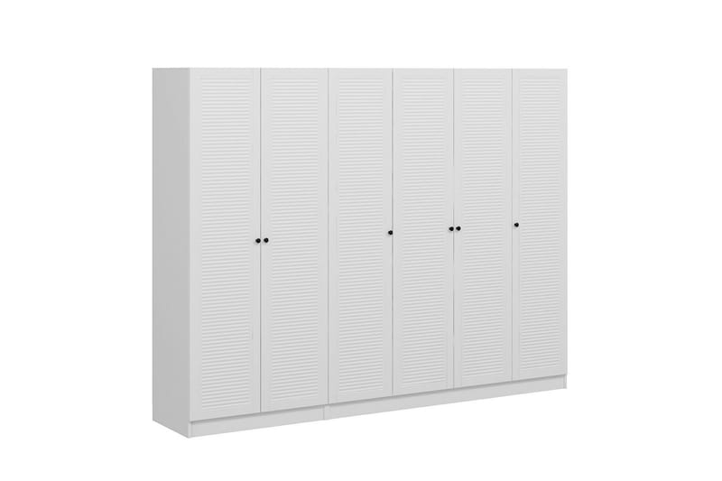 Fruitland Garderob 270 cm - Vit - Products - Förvaring - Garderober & garderobssystem - Garderobsskåp