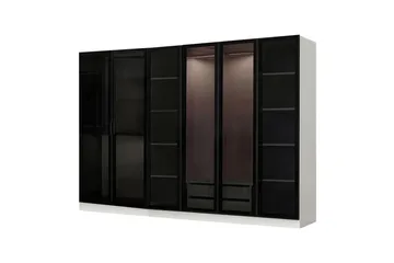 Fruitland Garderob 270 cm - Vit - Products - Förvaring - Garderober & garderobssystem - Garderobsskåp