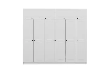 Fruitland Garderob 270 cm - Vit - Products - Förvaring - Garderober & garderobssystem - Garderobsskåp