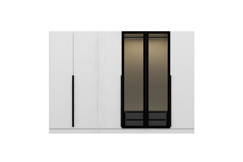 Fruitland Garderob 270 cm - Vit - Products - Förvaring - Garderober & garderobssystem - Garderobsskåp