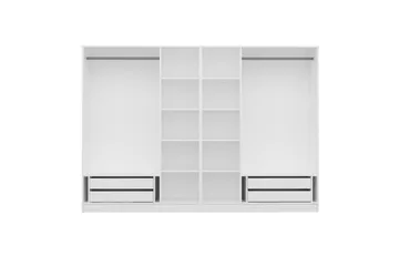 Fruitland Garderob 270 cm - Vit - Products - Förvaring - Garderober & garderobssystem - Garderobsskåp
