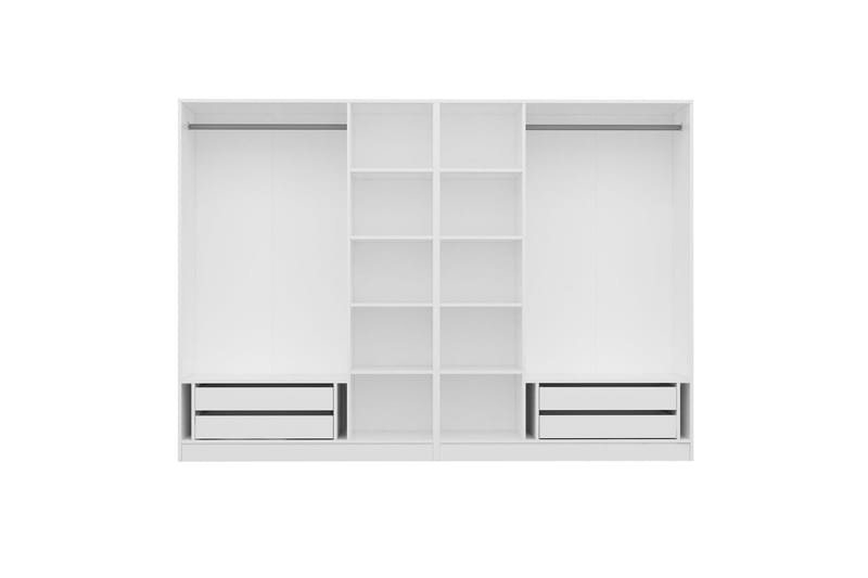 Fruitland Garderob 270 cm - Vit - Products - Förvaring - Garderober & garderobssystem - Garderobsskåp