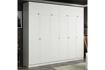Fruitland Garderob 270 cm - Vit - Products - Förvaring - Garderober & garderobssystem - Garderobsskåp