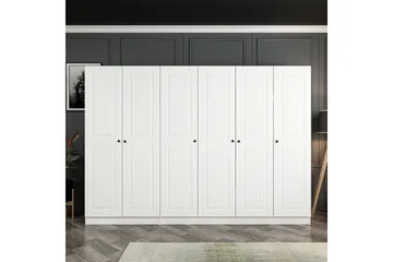 Fruitland Garderob 270 cm - Vit - Products - Förvaring - Garderober & garderobssystem - Garderobsskåp
