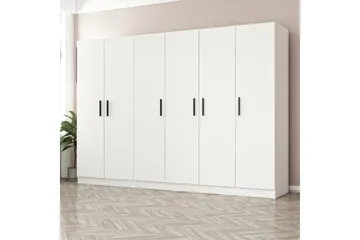 Fruitland Garderob 270 cm - Vit - Products - Förvaring - Garderober & garderobssystem - Garderobsskåp