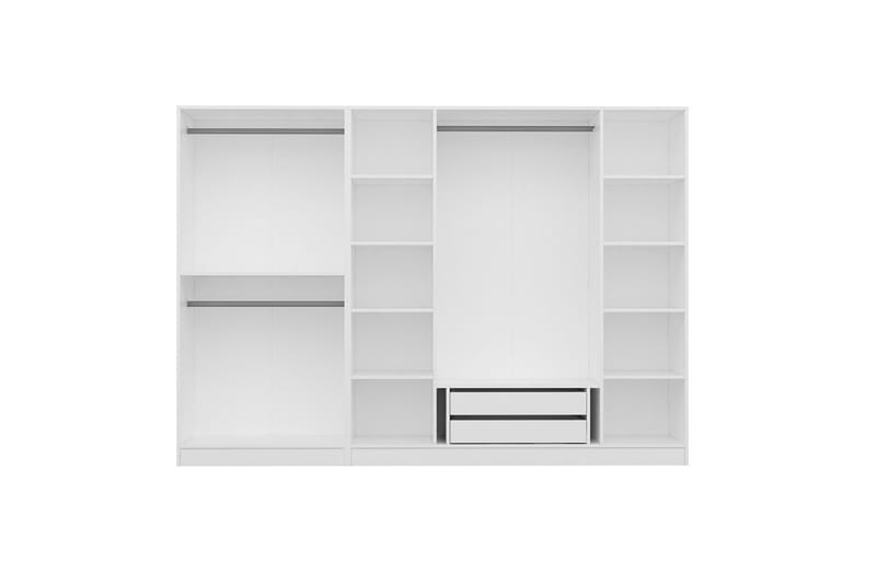 Fruitland Garderob 270 cm - Vit - Products - Förvaring - Garderober & garderobssystem - Garderobsskåp