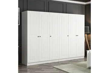 Fruitland Garderob 270 cm - Vit - Products - Förvaring - Garderober & garderobssystem - Garderobsskåp