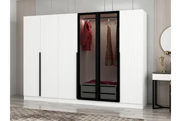 Fruitland Garderob 270 cm - Vit - Products - Förvaring - Garderober & garderobssystem - Garderobsskåp