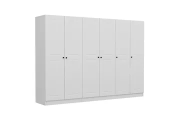 Fruitland Garderob 270 cm - Vit - Products - Förvaring - Garderober & garderobssystem - Garderobsskåp