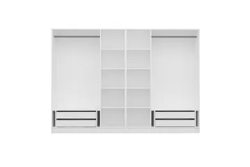 Fruitland Garderob 270 cm - Vit - Products - Förvaring - Garderober & garderobssystem - Garderobsskåp
