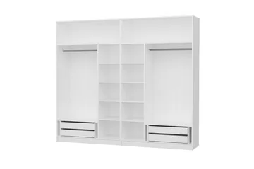 Fruitland Garderob 270 cm - Vit - Products - Förvaring - Garderober & garderobssystem - Garderobsskåp