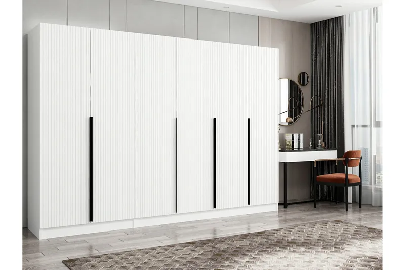 Fruitland Garderob 270 cm - Vit - Products - Förvaring - Garderober & garderobssystem - Garderobsskåp