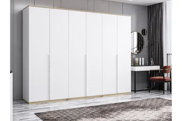 Fruitland Garderob 270x206 cm - Vit - Products - Förvaring - Garderober & garderobssystem - Garderobsskåp