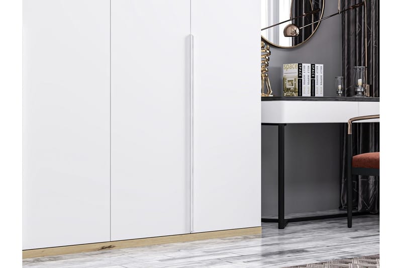 Fruitland Garderob 270x206 cm - Vit - Products - Förvaring - Garderober & garderobssystem - Garderobsskåp
