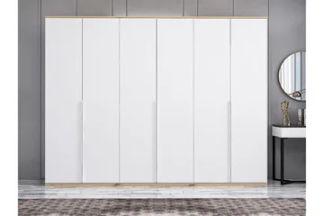Fruitland Garderob 270x206 cm - Vit - Products - Förvaring - Garderober & garderobssystem - Garderobsskåp