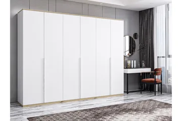 Fruitland Garderob 270x206 cm - Vit - Products - Förvaring - Garderober & garderobssystem - Garderobsskåp