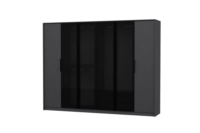 Fruitland Garderob 274x210 cm - Antracit - Products - Förvaring - Garderober & garderobssystem - Garderobsskåp