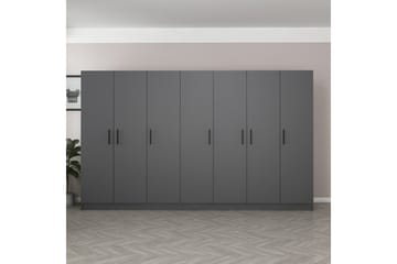 Fruitland Garderob 315 cm - Antracit - Products - Förvaring - Garderober & garderobssystem - Garderobsskåp