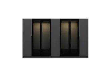 Fruitland Garderob 315 cm - Antracit - Products - Förvaring - Garderober & garderobssystem - Garderobsskåp