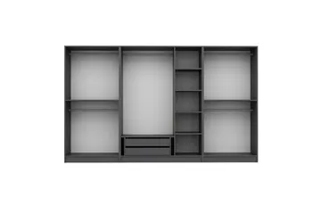 Fruitland Garderob 315 cm - Antracit - Products - Förvaring - Garderober & garderobssystem - Garderobsskåp