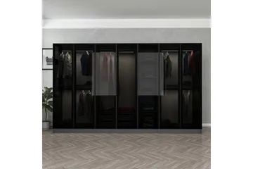 Fruitland Garderob 315 cm - Antracit - Products - Förvaring - Garderober & garderobssystem - Garderobsskåp