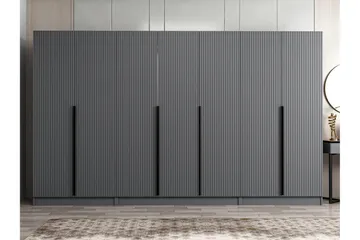Fruitland Garderob 315 cm - Antracit - Products - Förvaring - Garderober & garderobssystem - Garderobsskåp