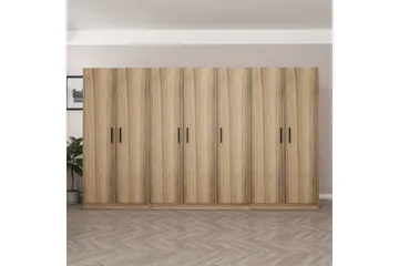 Fruitland Garderob 315 cm - Ek - Products - Förvaring - Garderober & garderobssystem - Garderobsskåp