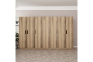 Fruitland Garderob 315 cm - Ek - Products - Förvaring - Garderober & garderobssystem - Garderobsskåp