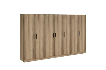 Fruitland Garderob 315 cm - Ek - Products - Förvaring - Garderober & garderobssystem - Garderobsskåp