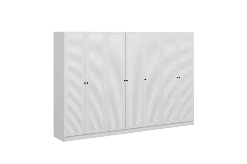 Fruitland Garderob 315 cm - Vit - Products - Förvaring - Garderober & garderobssystem - Garderobsskåp