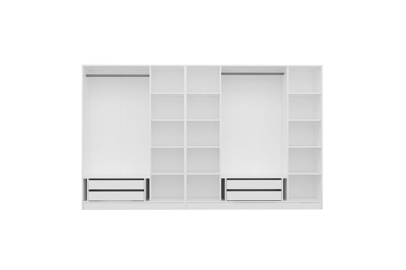 Fruitland Garderob 315 cm - Vit - Products - Förvaring - Garderober & garderobssystem - Garderobsskåp