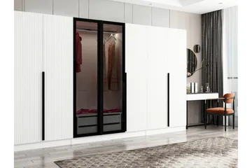 Fruitland Garderob 315 cm - Vit - Products - Förvaring - Garderober & garderobssystem - Garderobsskåp