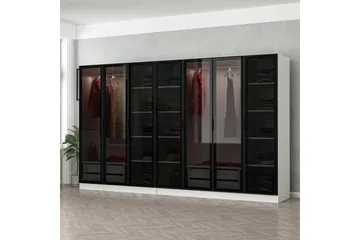 Fruitland Garderob 315 cm - Vit - Products - Förvaring - Garderober & garderobssystem - Garderobsskåp