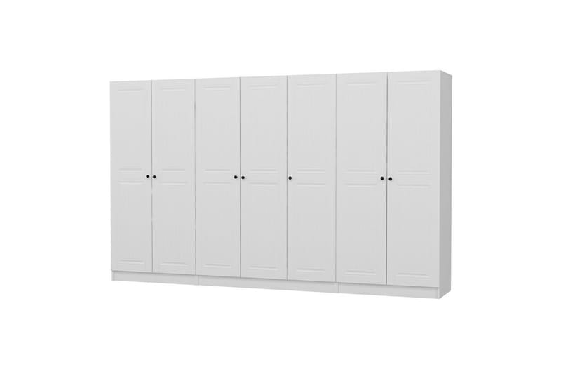 Fruitland Garderob 315 cm - Vit - Products - Förvaring - Garderober & garderobssystem - Garderobsskåp
