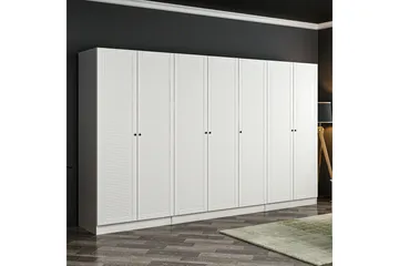 Fruitland Garderob 315 cm - Vit - Products - Förvaring - Garderober & garderobssystem - Garderobsskåp