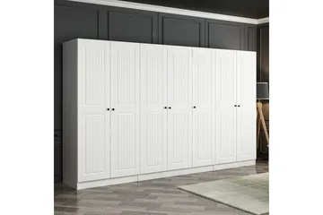 Fruitland Garderob 315 cm - Vit - Products - Förvaring - Garderober & garderobssystem - Garderobsskåp
