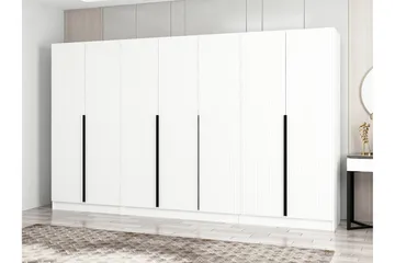 Fruitland Garderob 315 cm - Vit - Products - Förvaring - Garderober & garderobssystem - Garderobsskåp