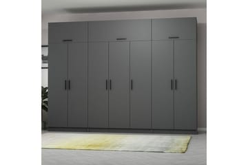 Fruitland Garderob 315x235 cm - Antracit - Products - Förvaring - Garderober & garderobssystem - Garderobsskåp